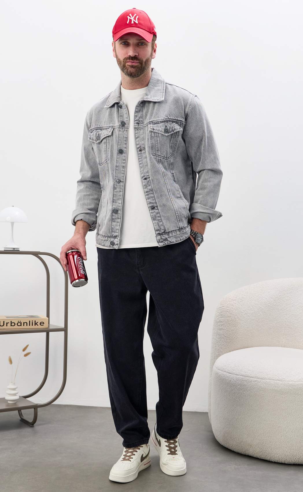 Куртка F611-1282 grey