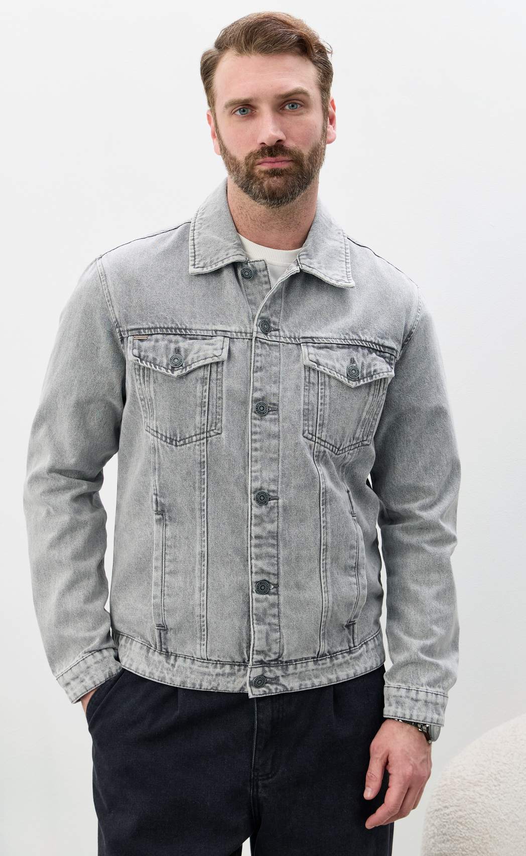 Куртка F611-1282 grey