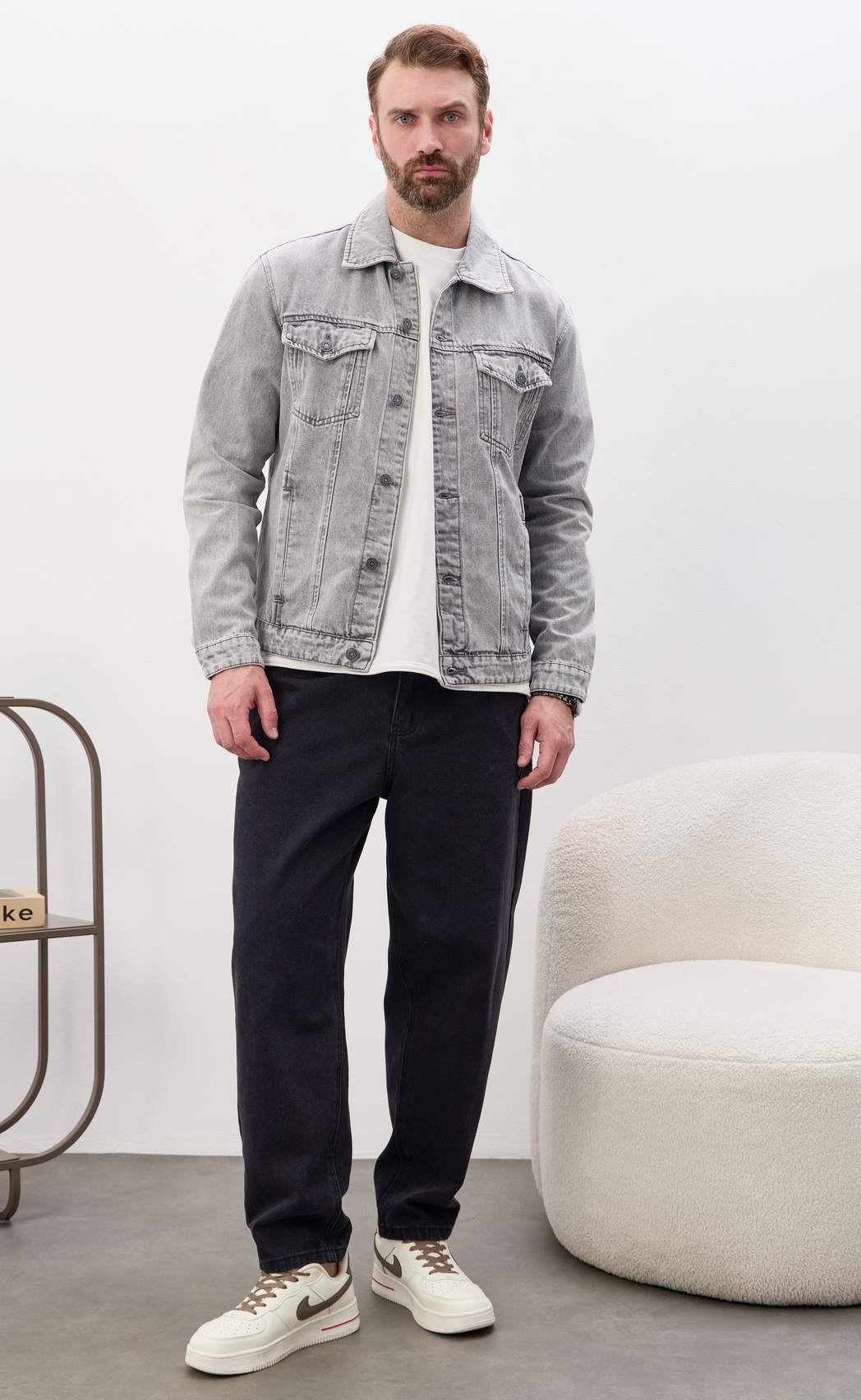 Куртка F611-1282 grey