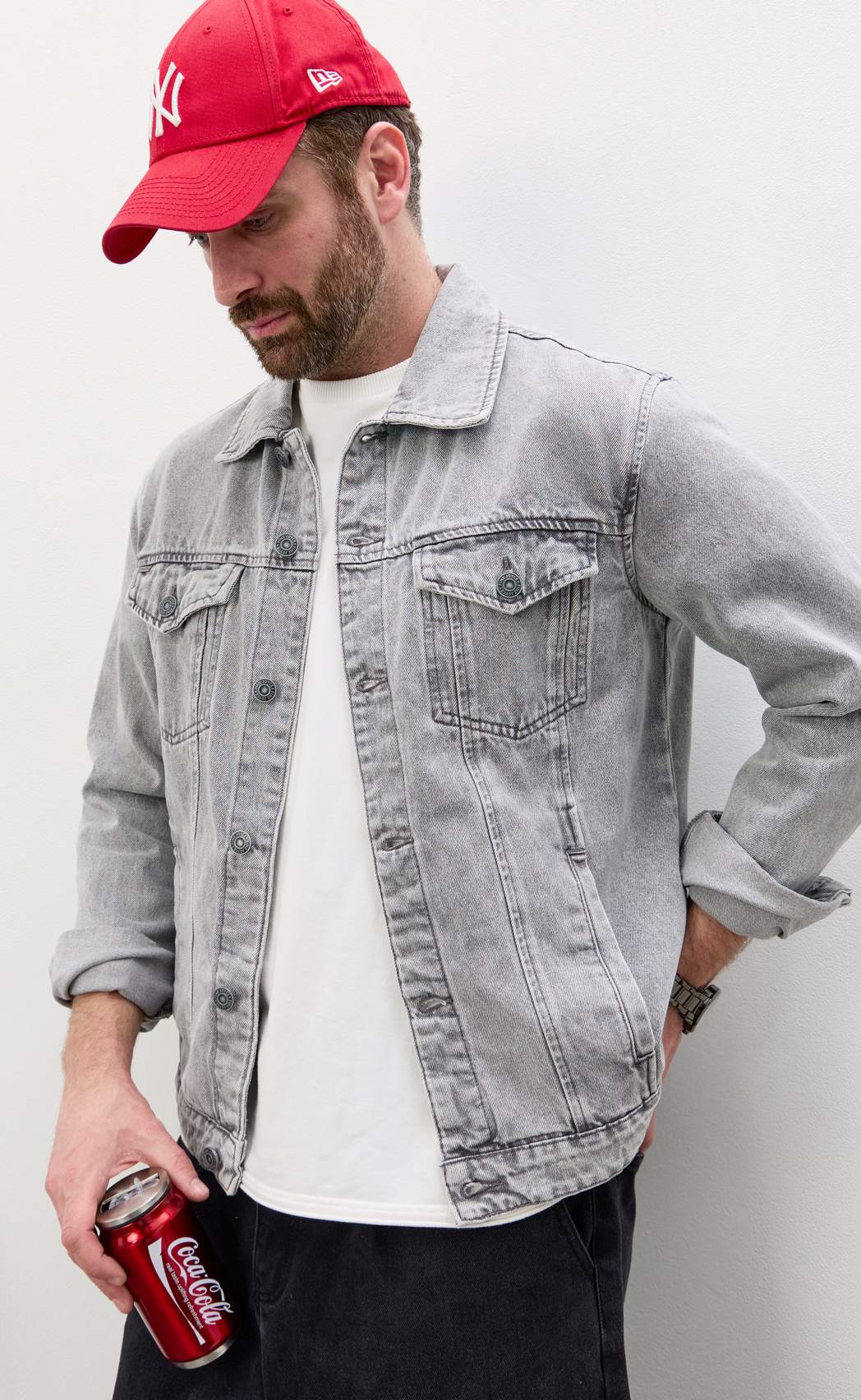 Куртка F611-1282 grey