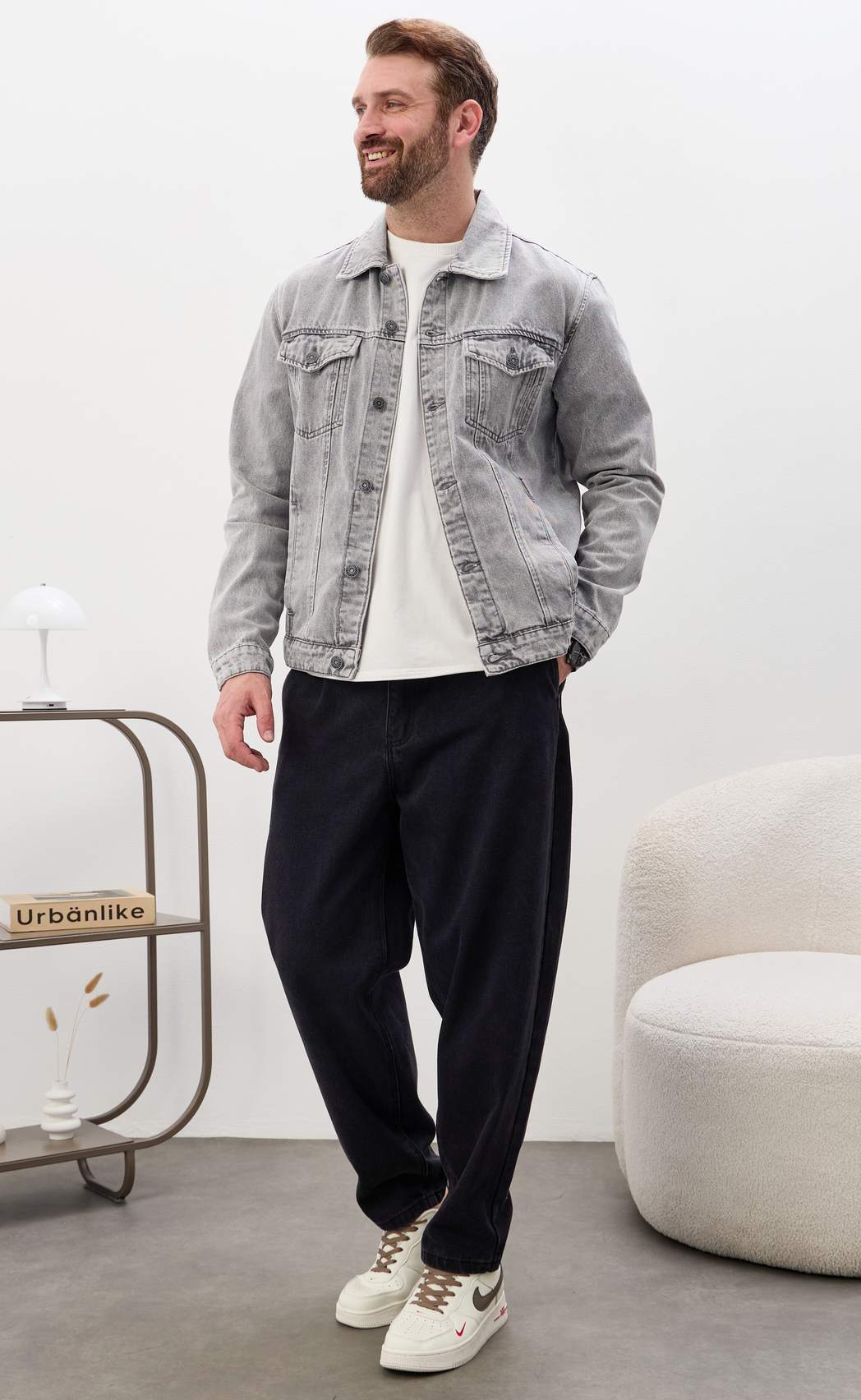 Куртка F611-1282 grey