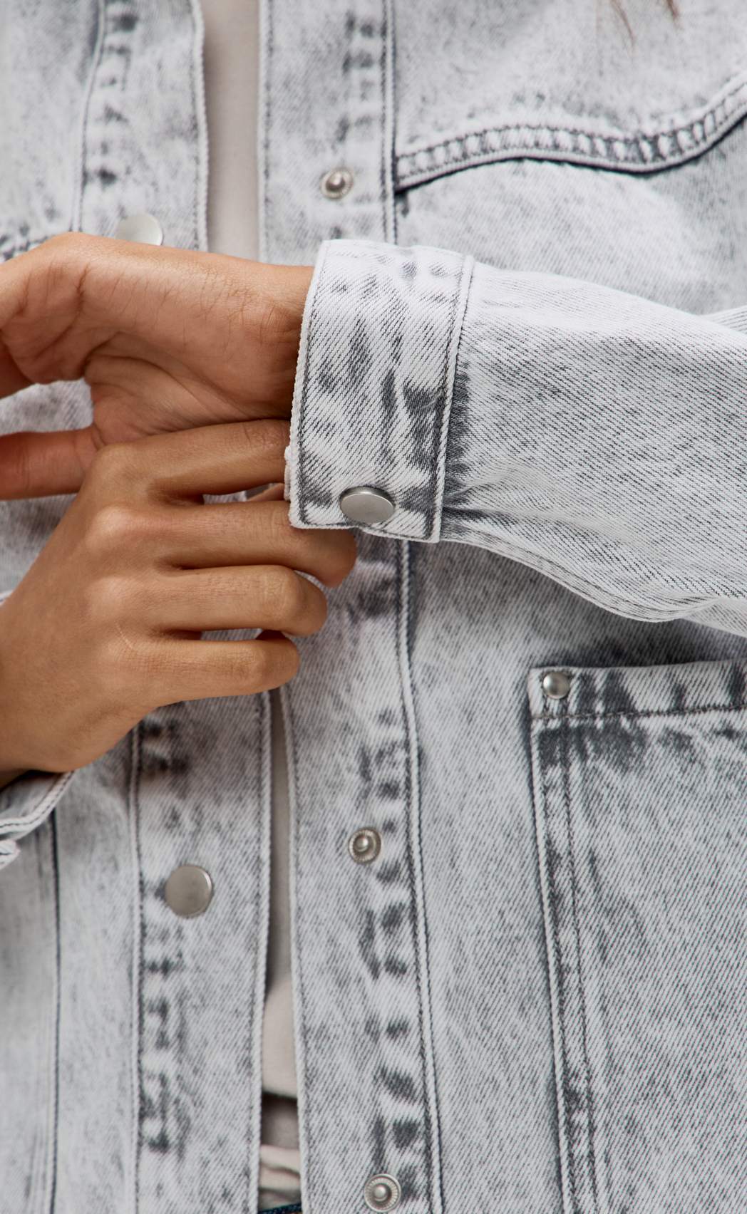 Куртка джинс F612-1259 grey