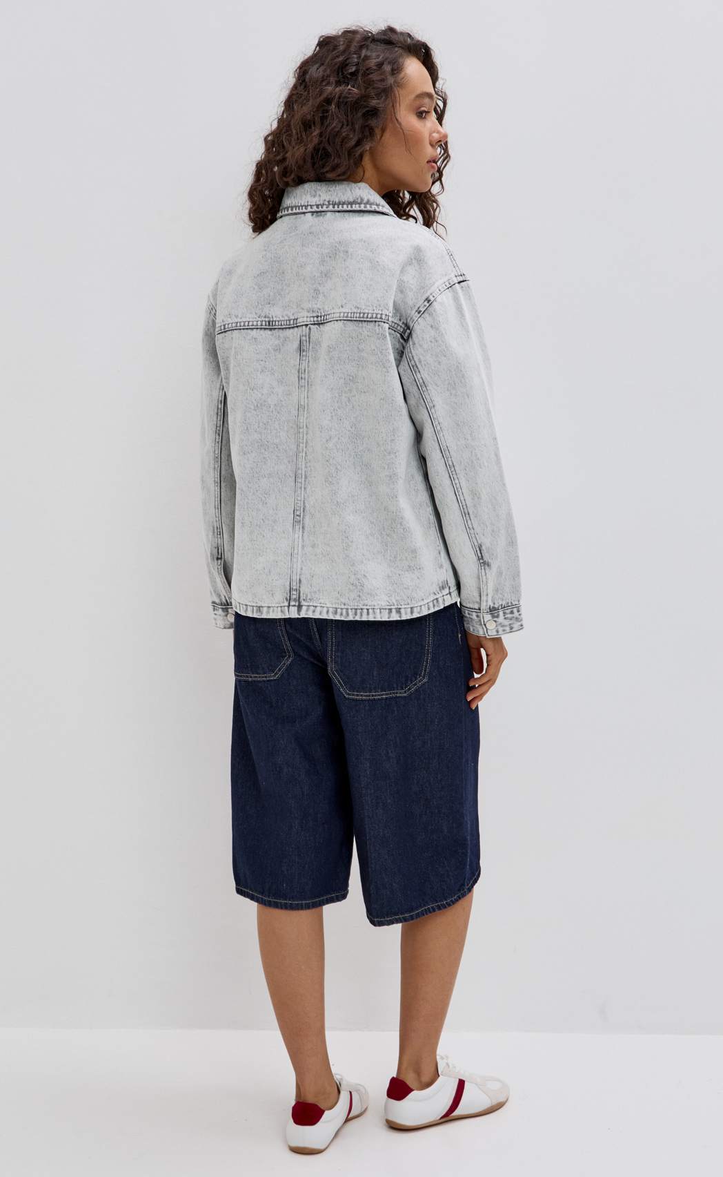 Куртка джинс F612-1259 grey