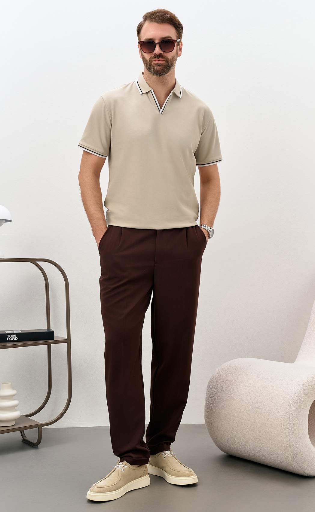 Поло P611-0774 beige