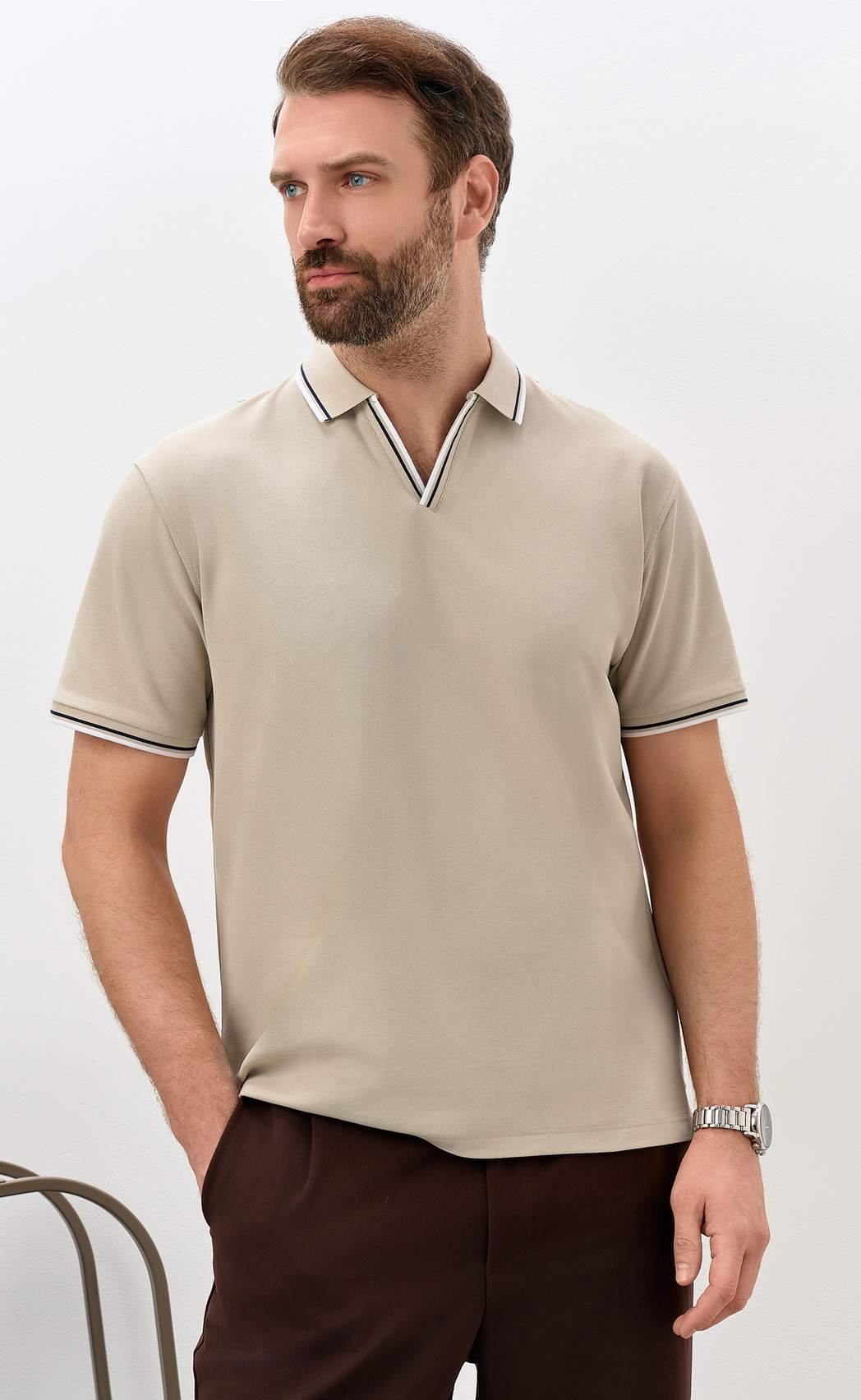 Поло P611-0774 beige