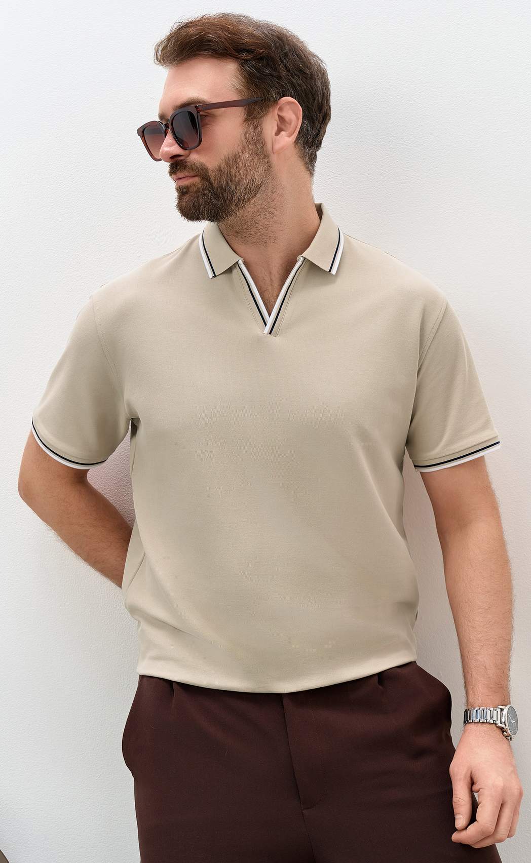 Поло P611-0774 beige