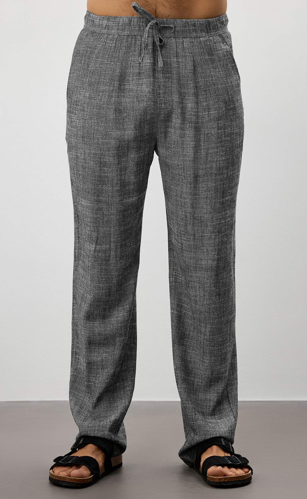 Брюки F511-0855-1 black melange