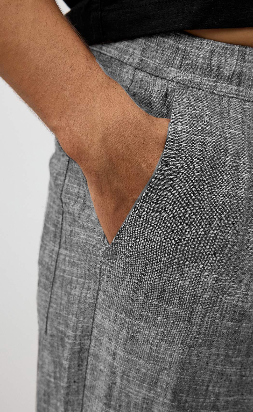 Брюки F511-0855-1 black melange