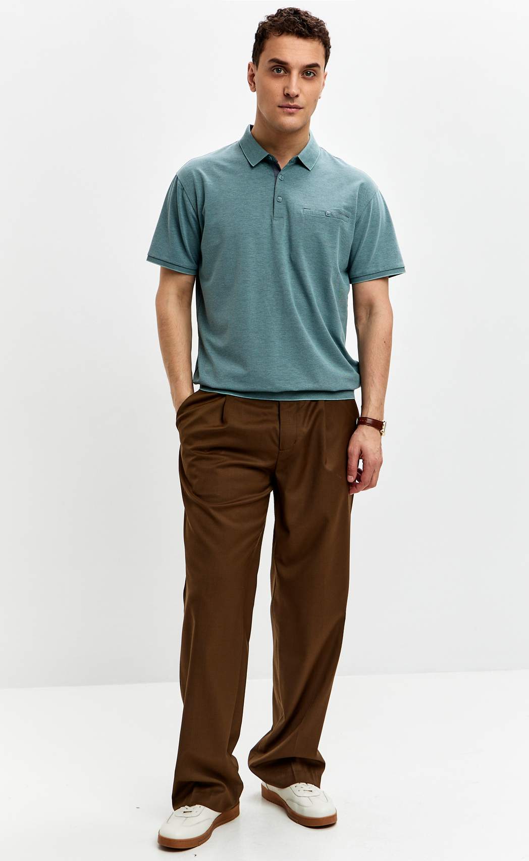 Поло P611-07-833Т olive