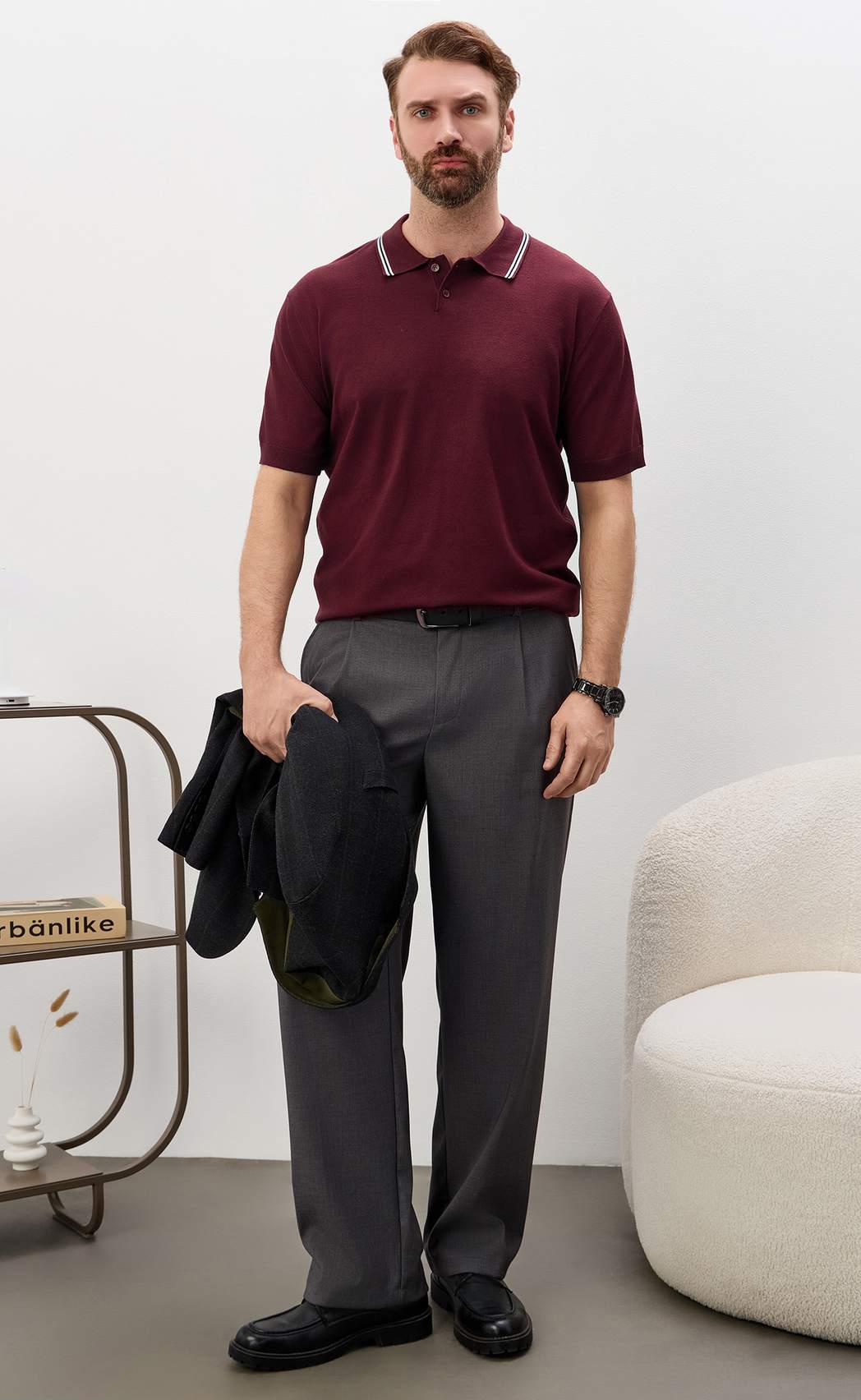 Поло P611-1536 bordo