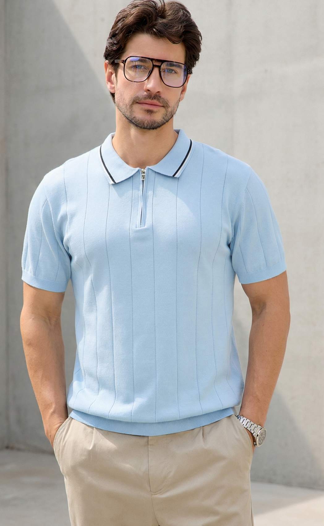 Поло P611-1534 l.blue