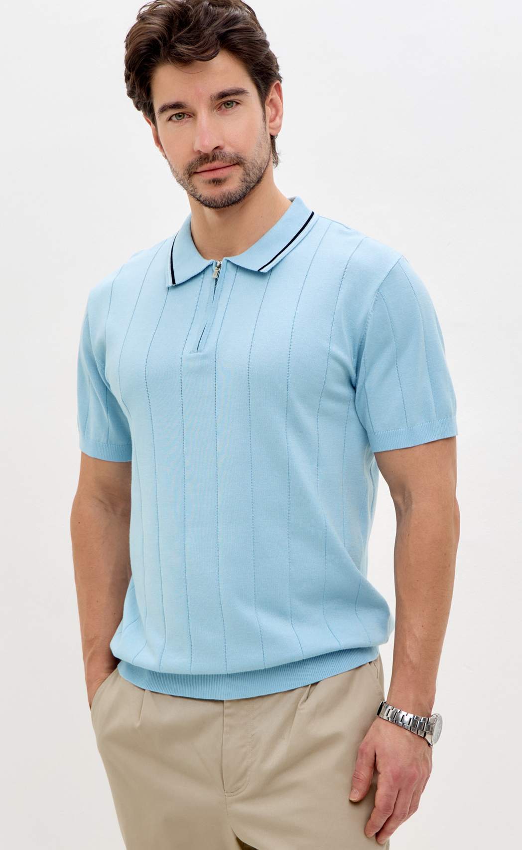 Поло P611-1534 l.blue