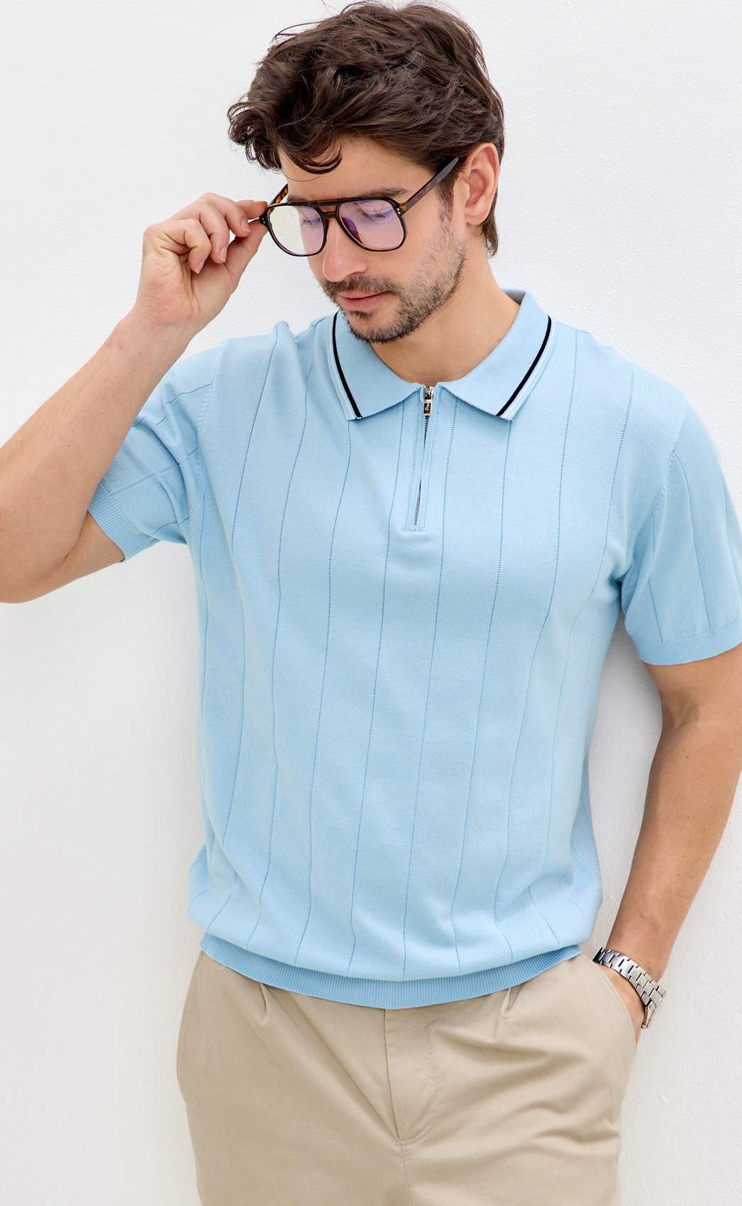 Поло P611-1534 l.blue