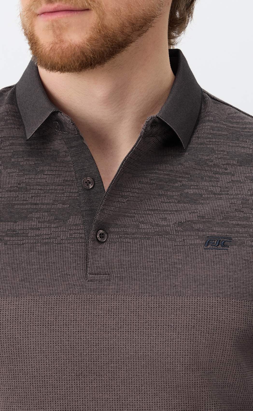 Поло F611-07-5858 brown