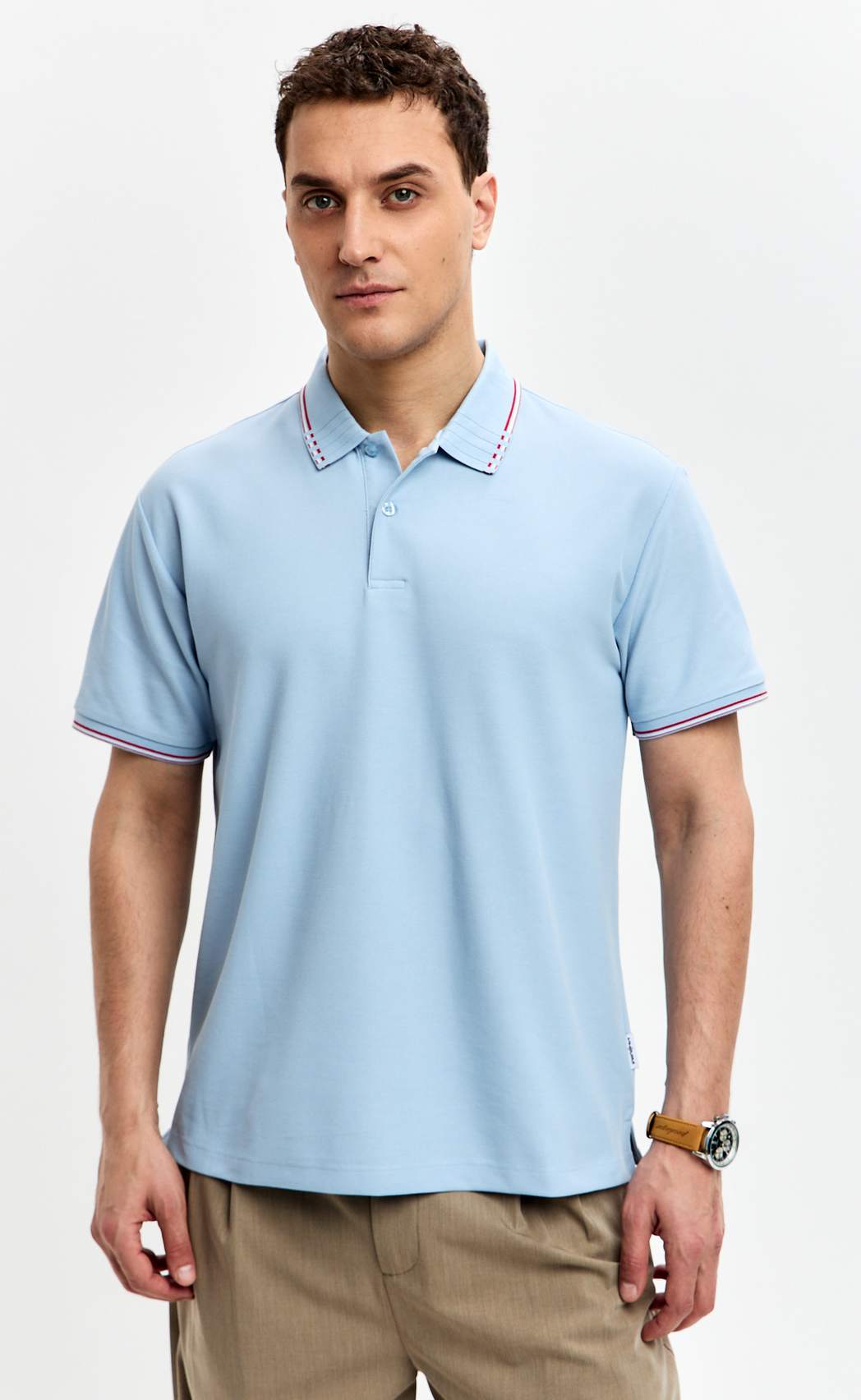 Поло P611-0773 l.blue
