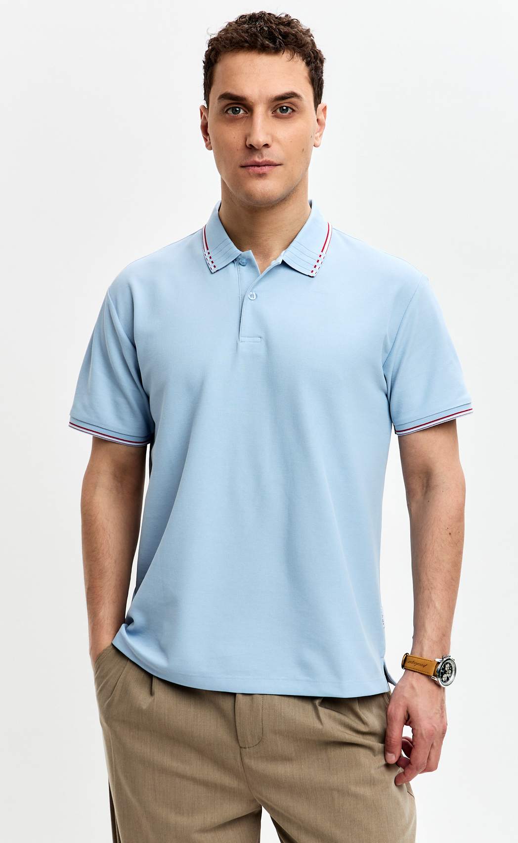 Поло P611-0773 l.blue