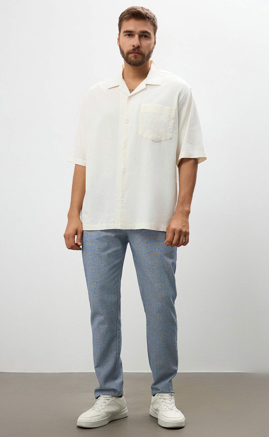Брюки P611-0820 blue melange