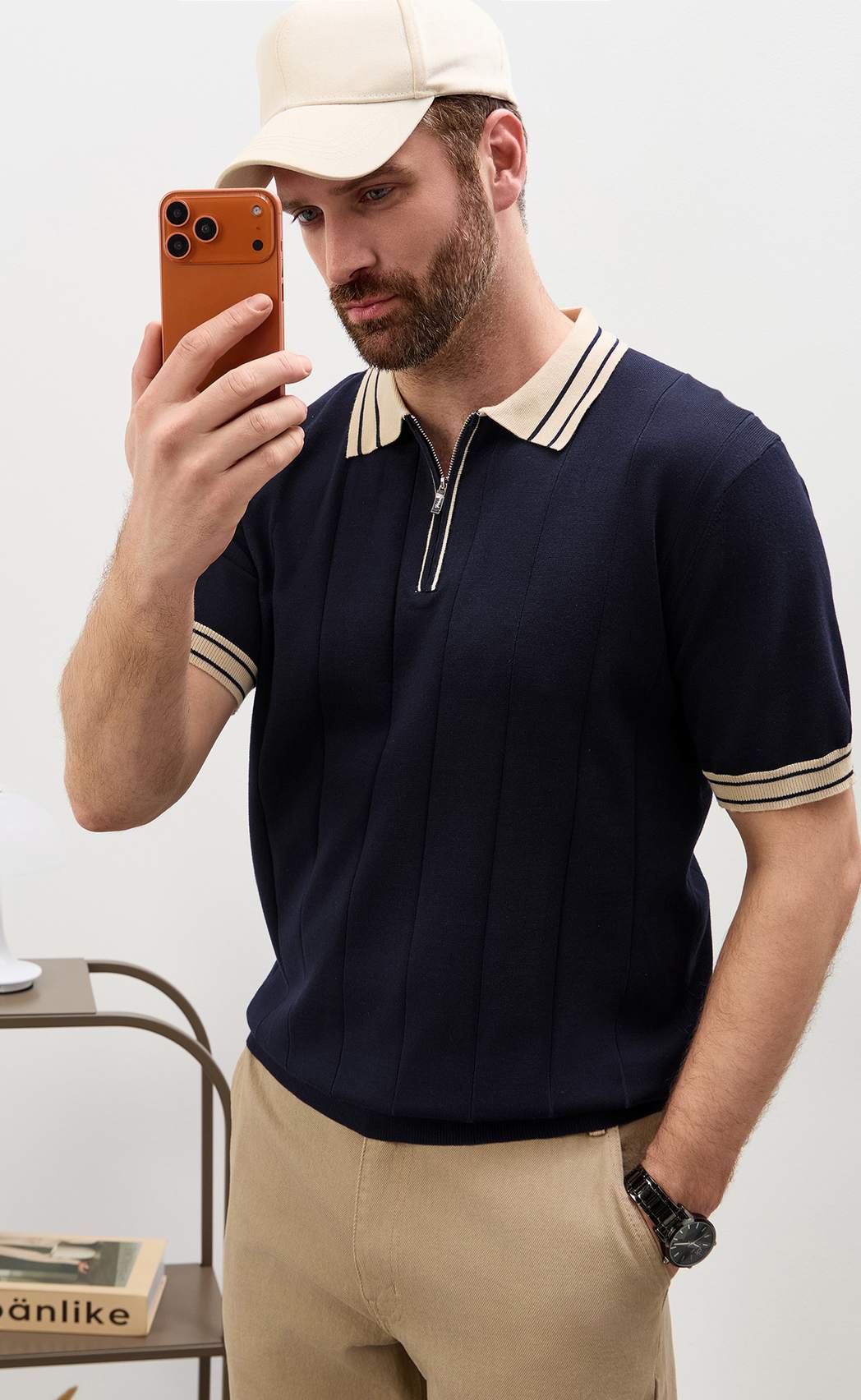 Поло P611-1537 d.blue