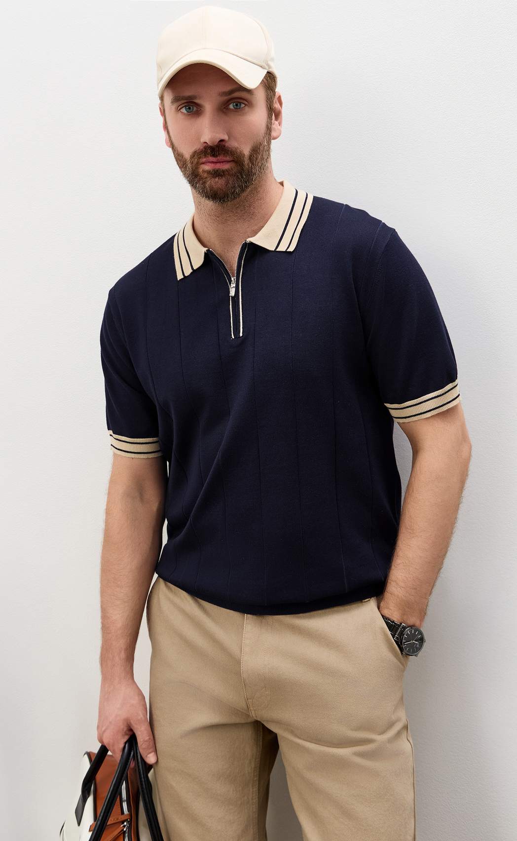 Поло P611-1537 d.blue