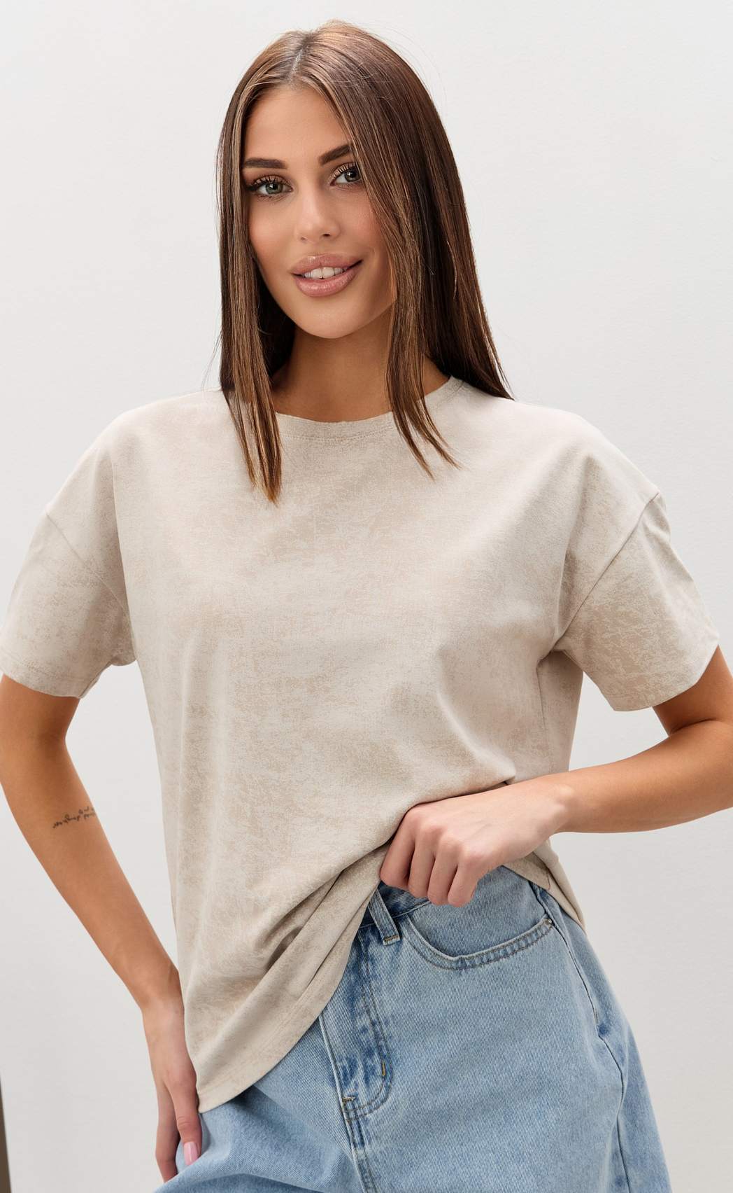 Футболка P612-06 l.beige