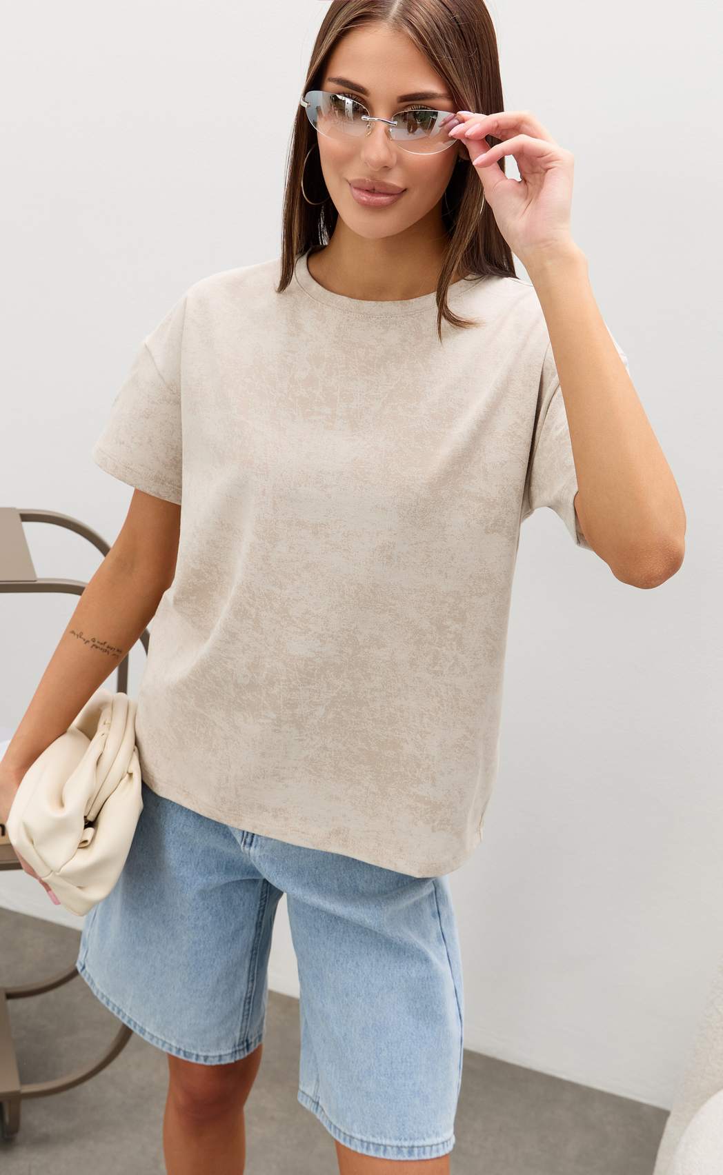 Футболка P612-06 l.beige