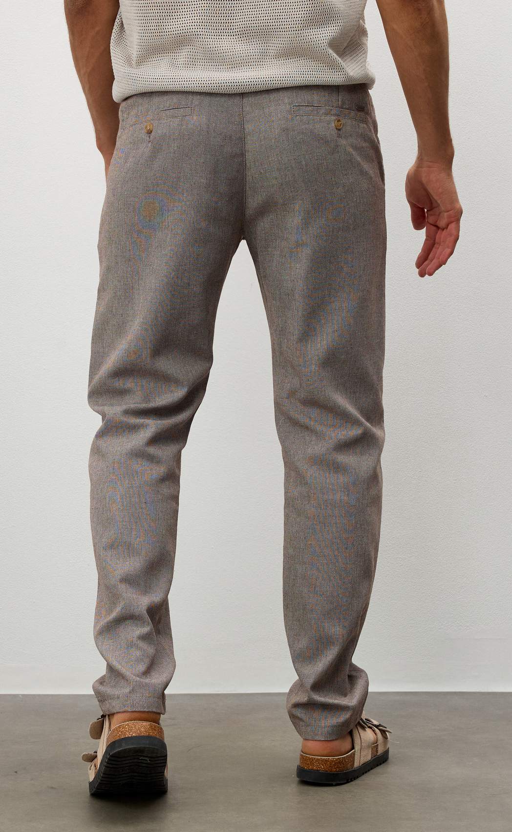 Брюки P611-0820 brown melange