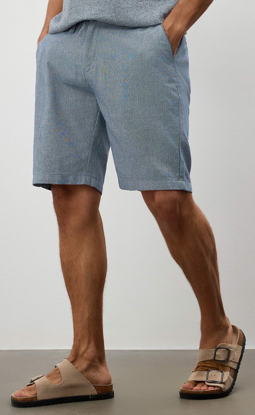 Шорты P611-0991 blue melange