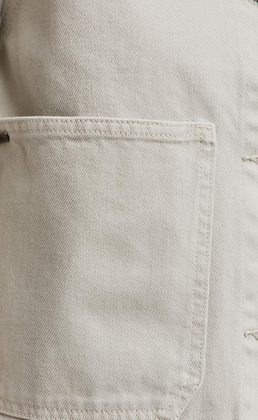 Куртка джинс F612-1269 l.beige