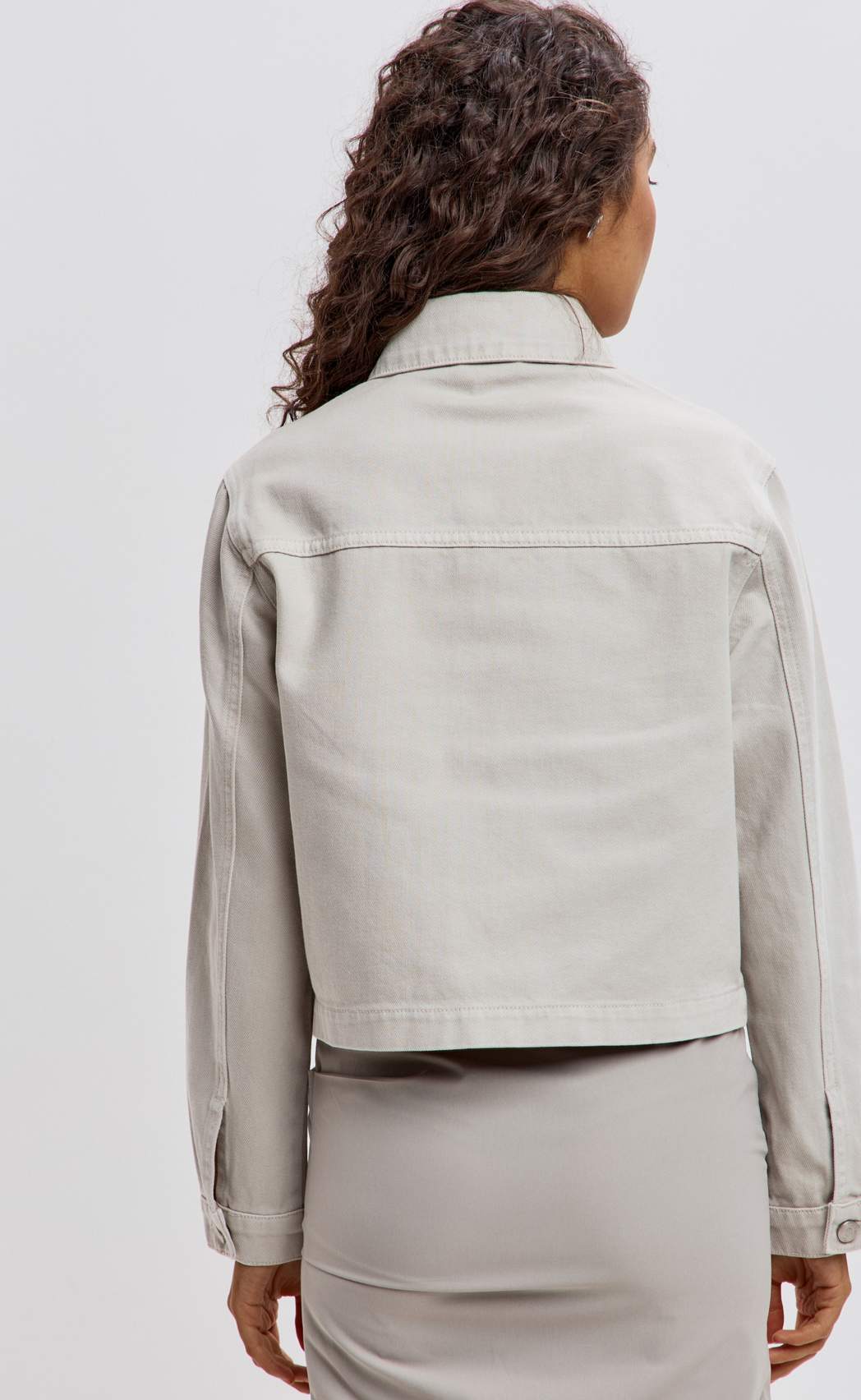 Куртка джинс F612-1269 l.beige