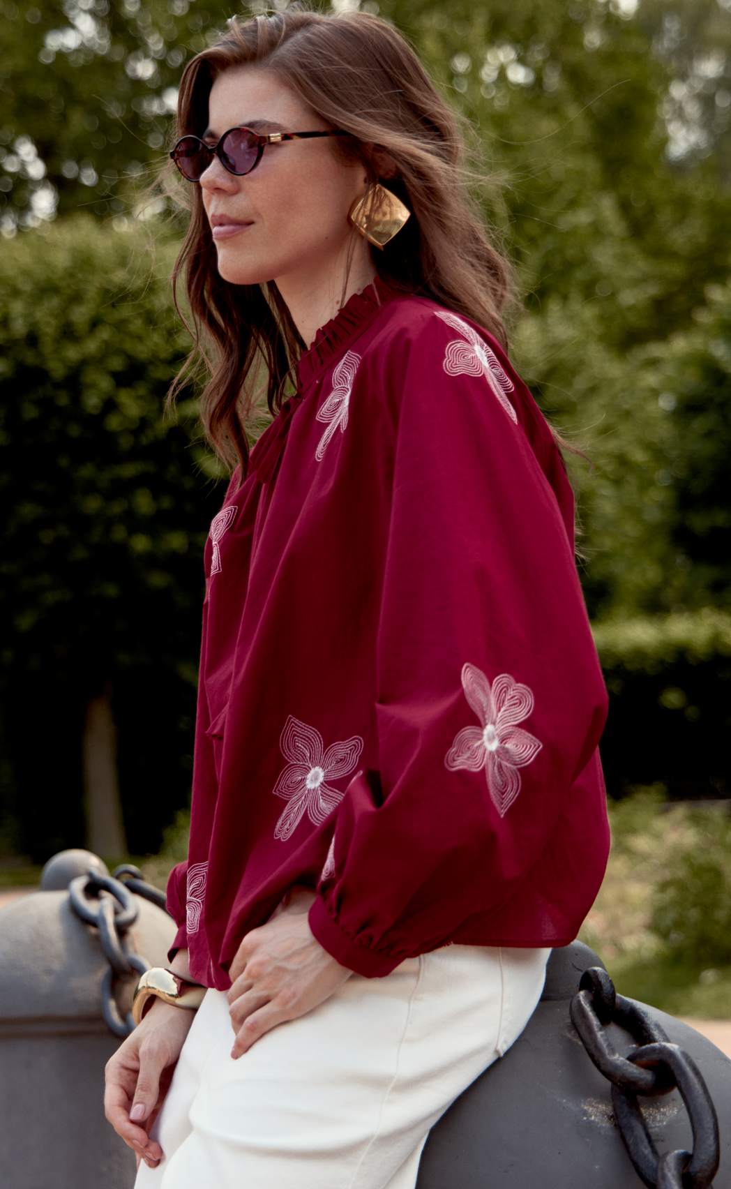 Блузка P612-1110 bordo