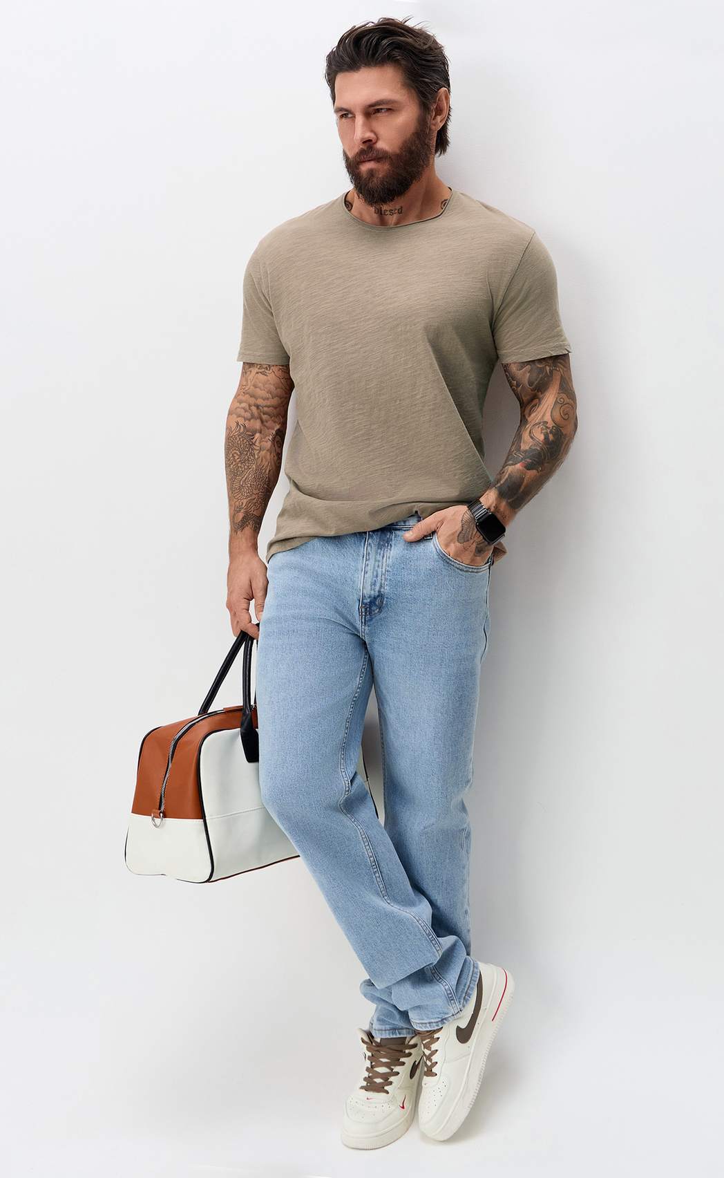 Футболка P411-062 beige