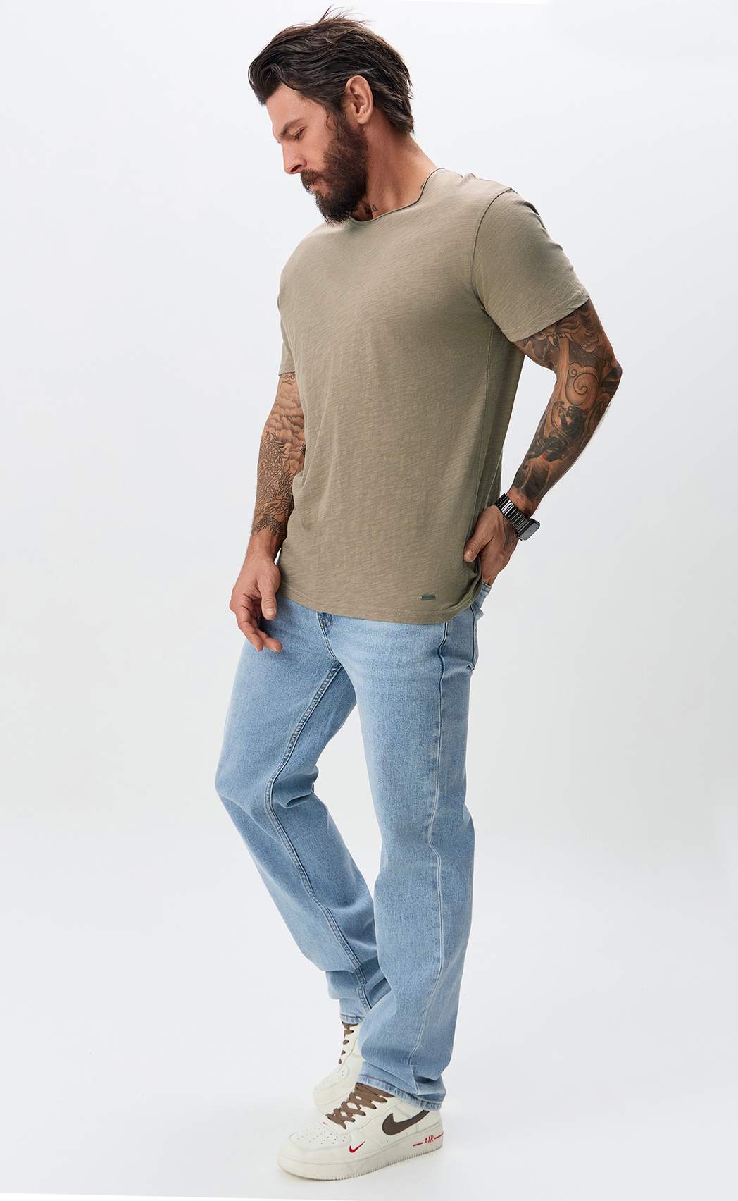 Футболка P411-062 beige