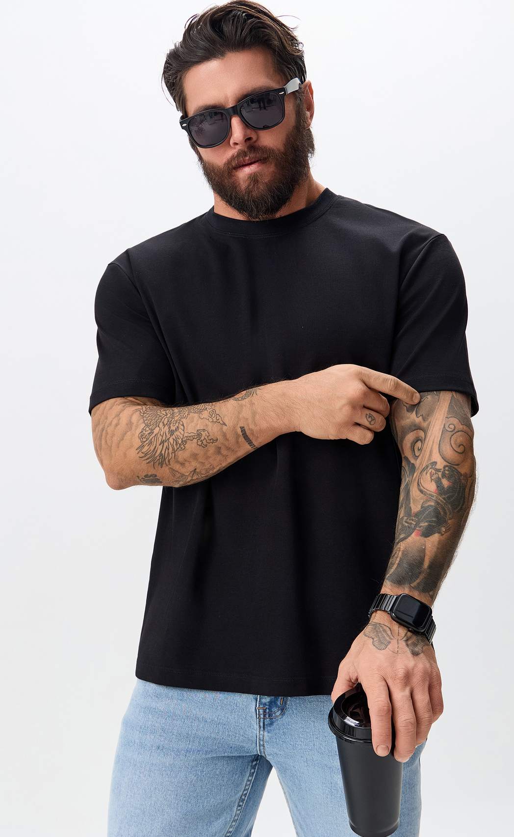 Футболка P611-06-768 black