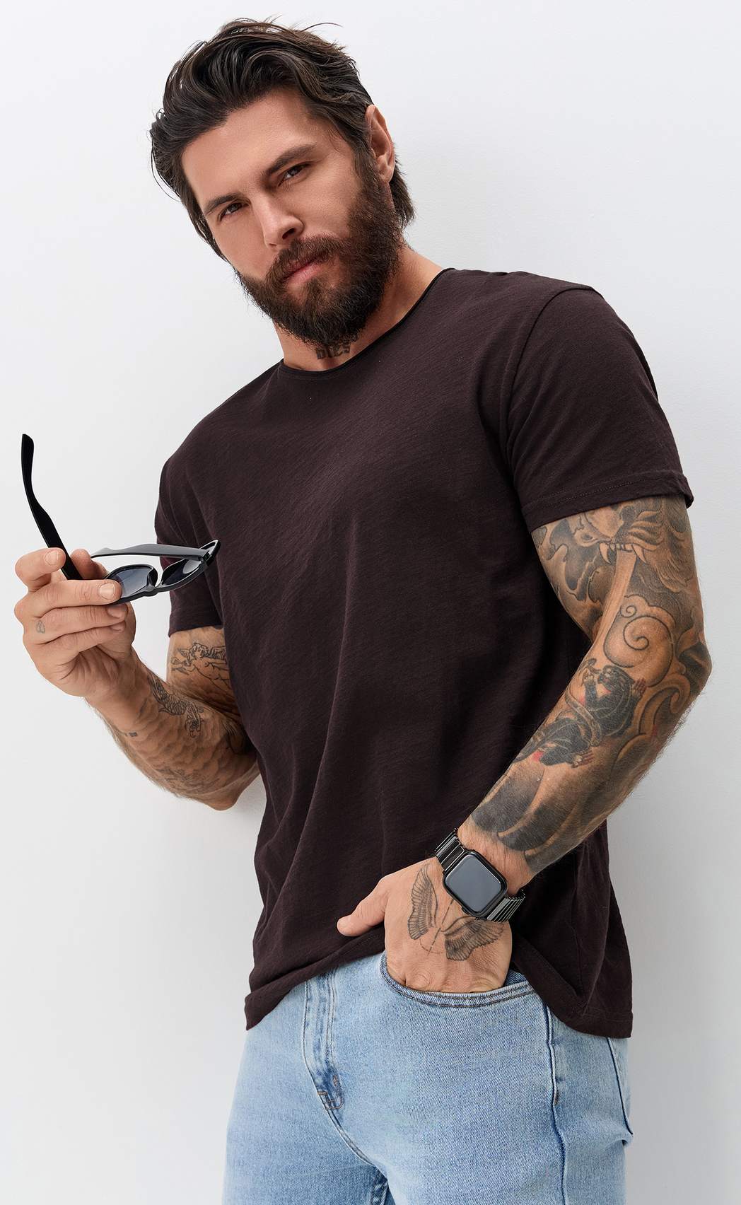 Футболка P411-062 bordo