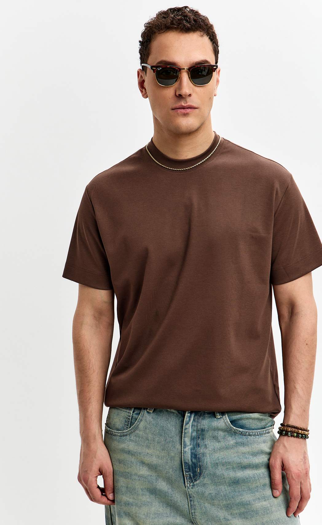 Футболка P611-06-201 brown