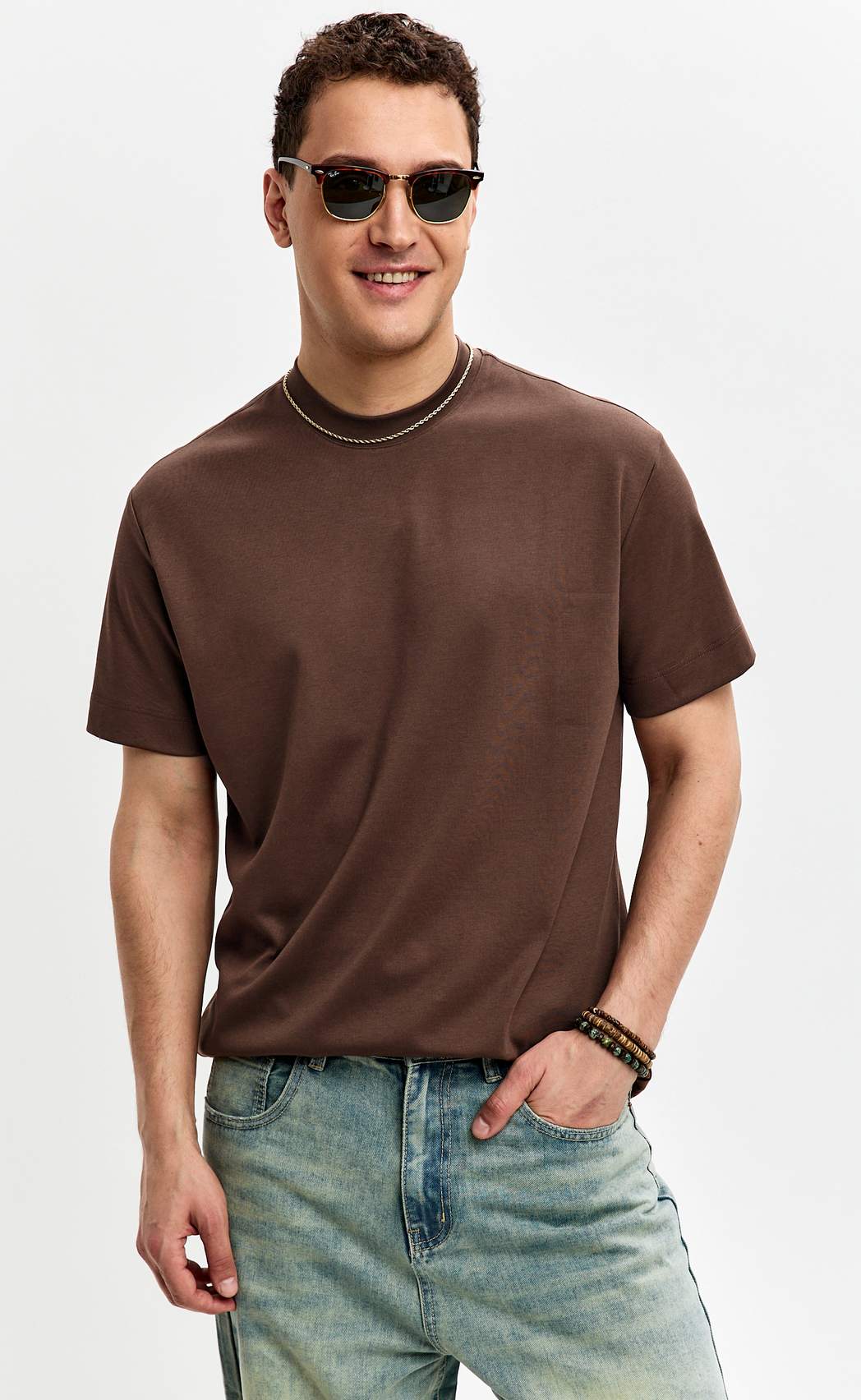 Футболка P611-06-201 brown