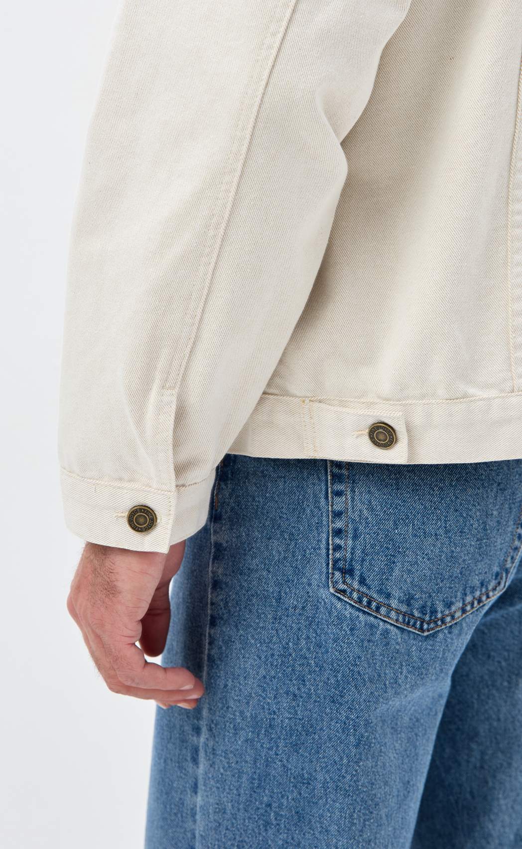 Куртка джинс F611-1214 l.beige