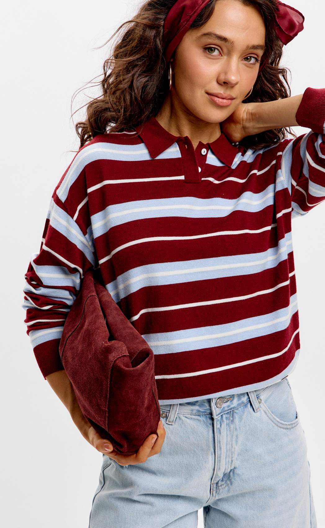 Поло P622-1531 bordo