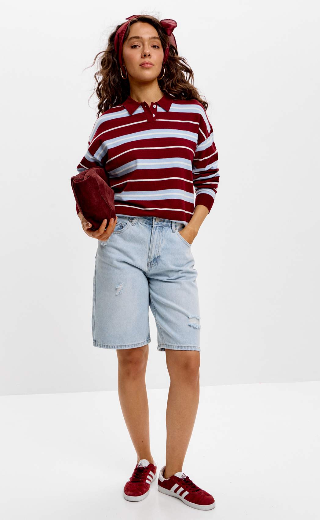 Поло P622-1531 bordo