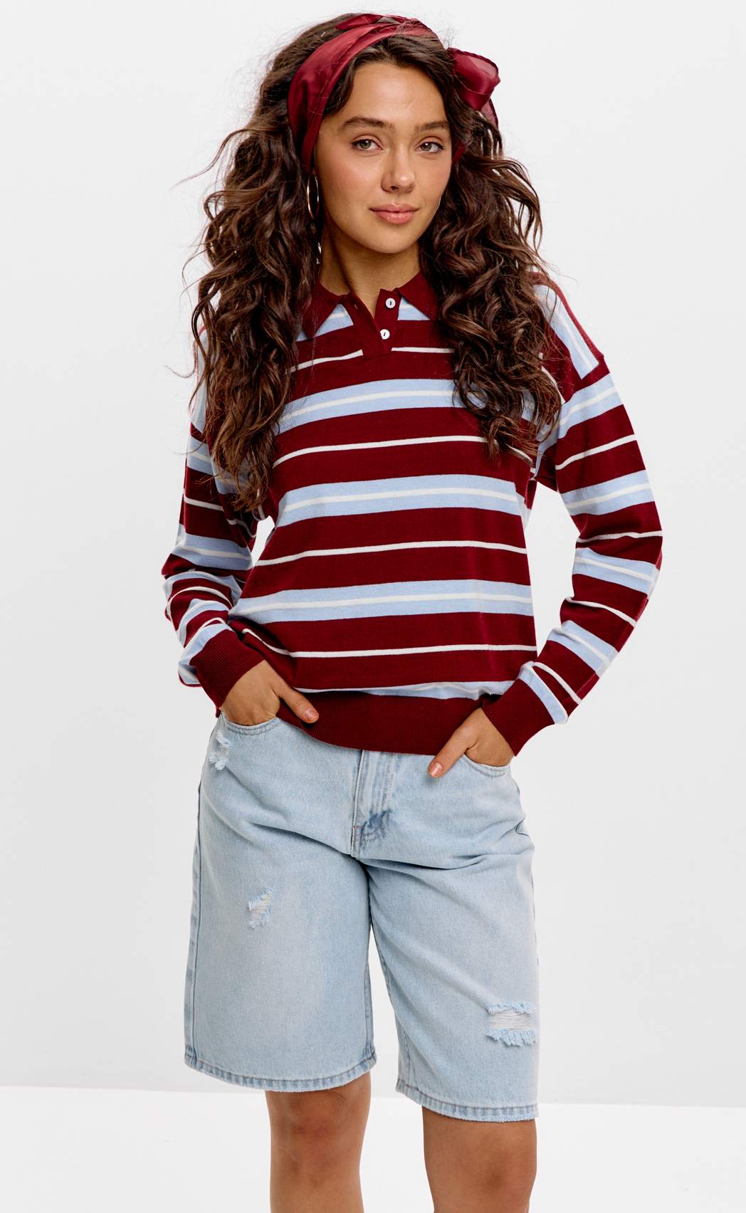 Поло P622-1531 bordo