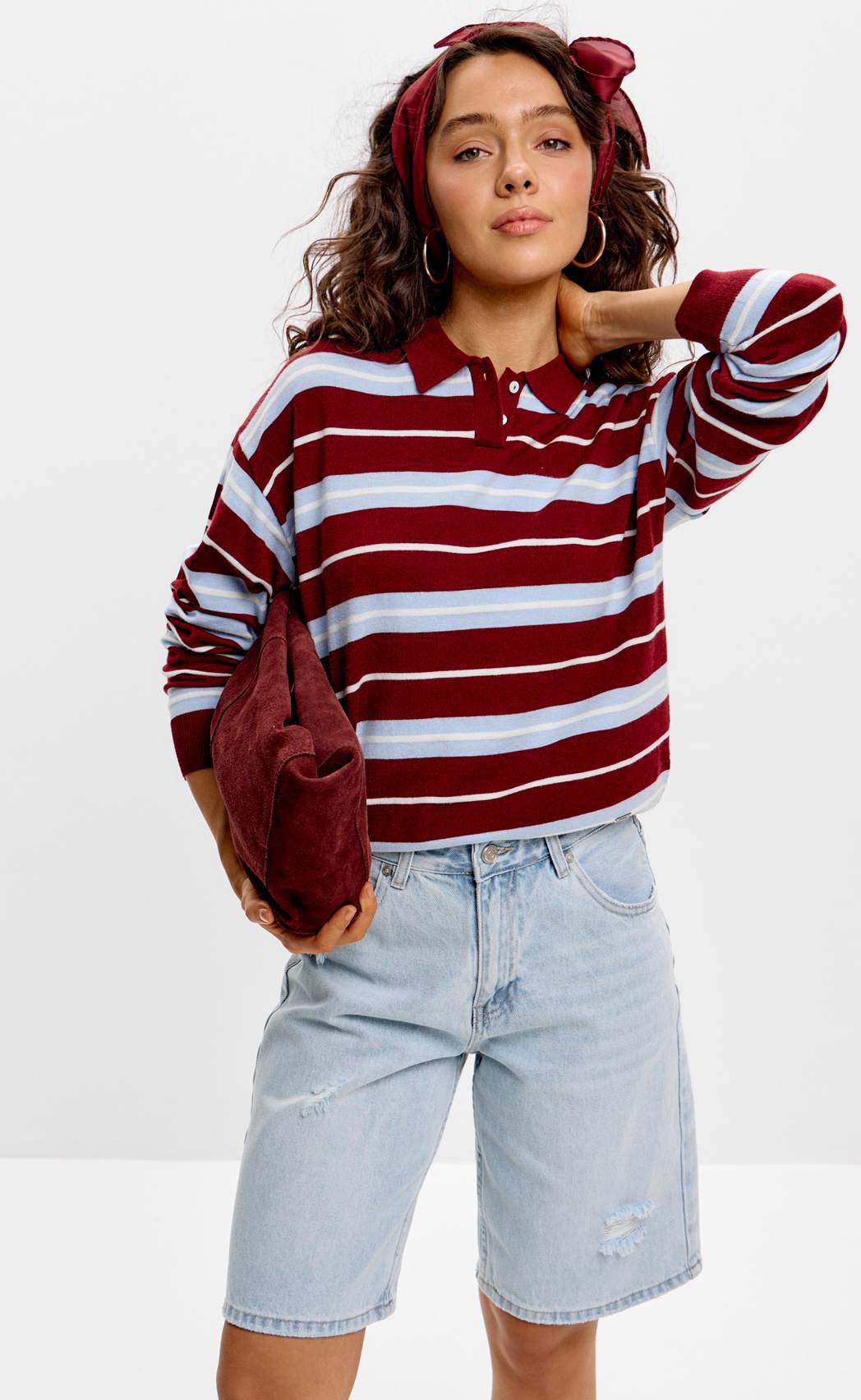 Поло P622-1531 bordo