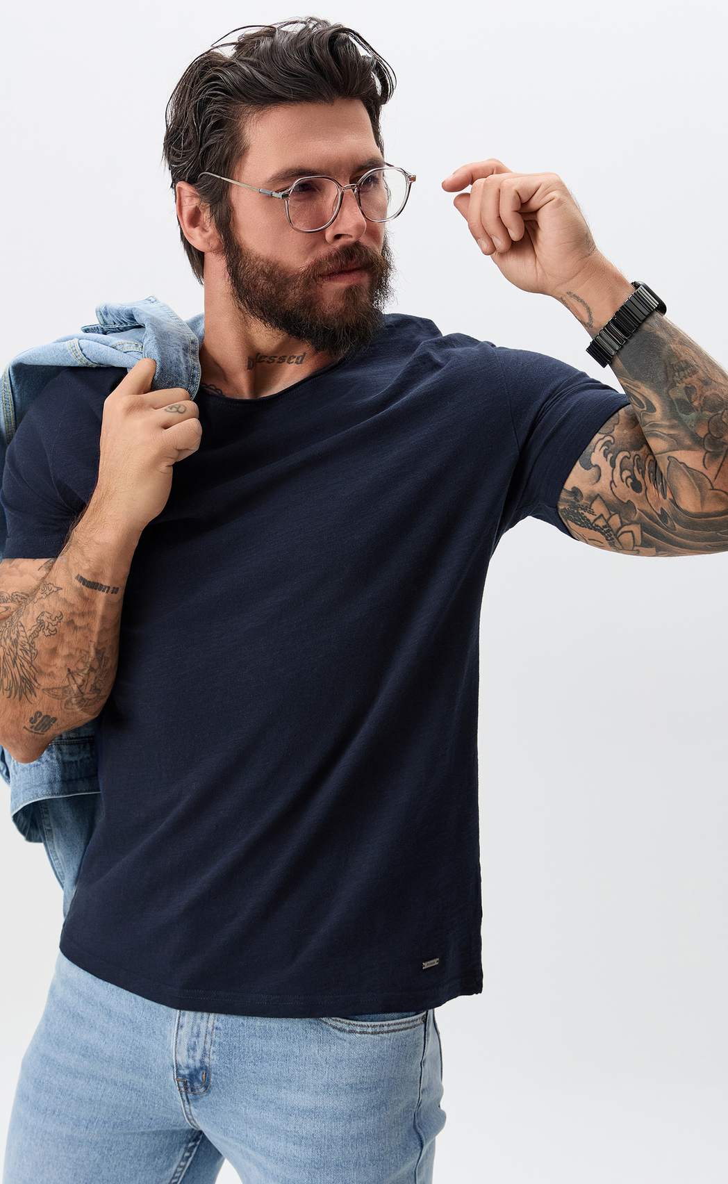 Футболка P411-062 navy