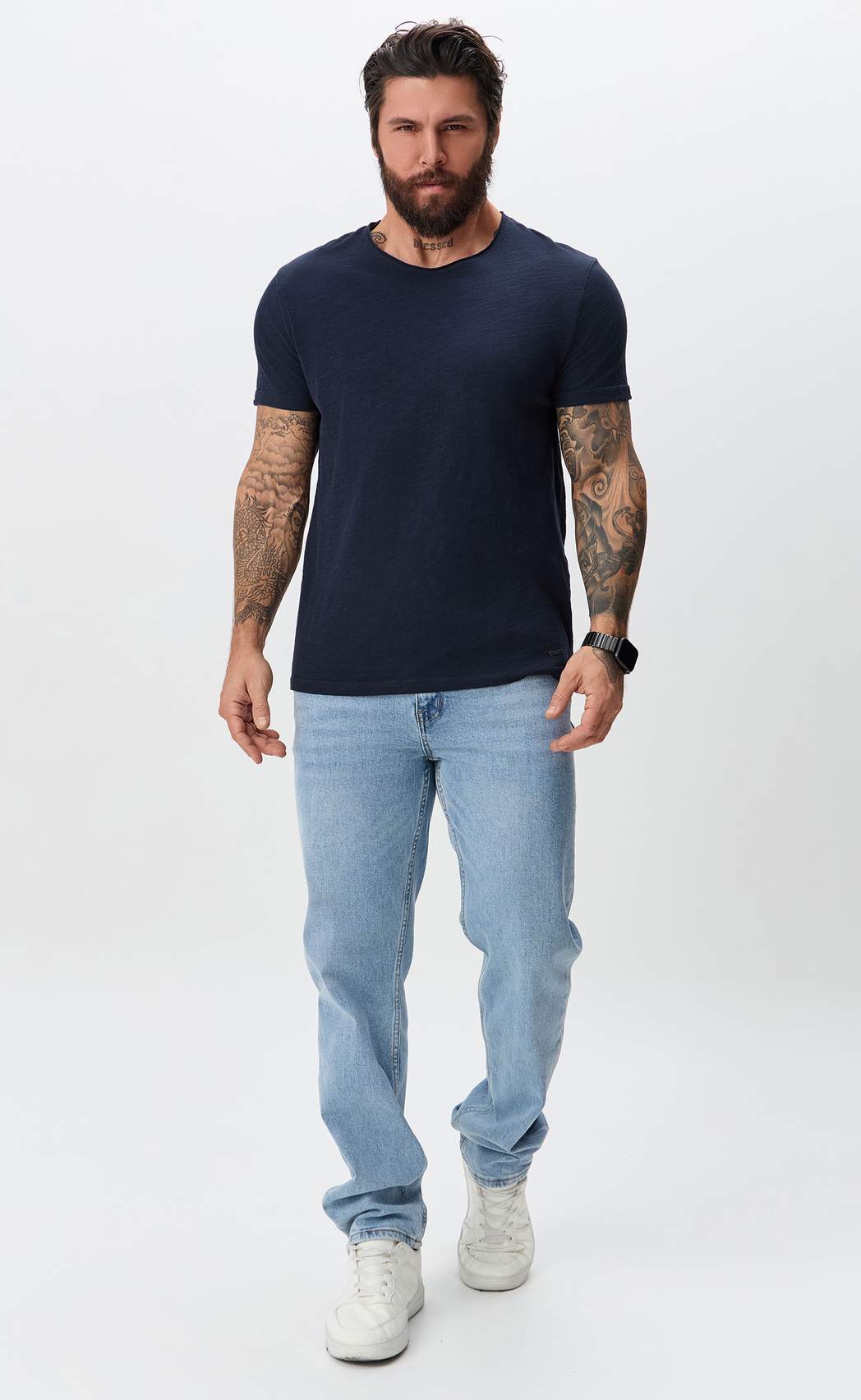 Футболка P411-062 navy