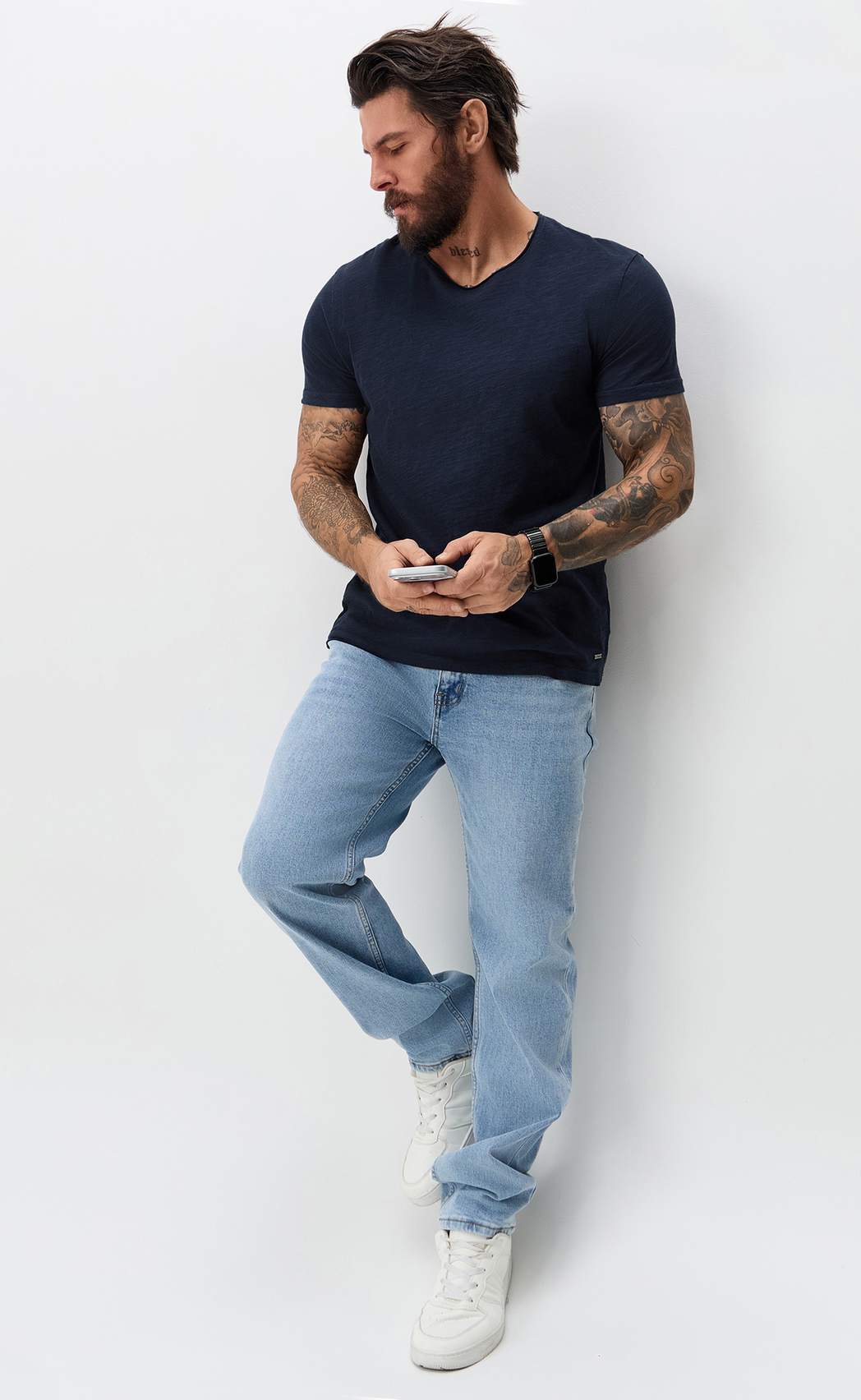 Футболка P411-062 navy