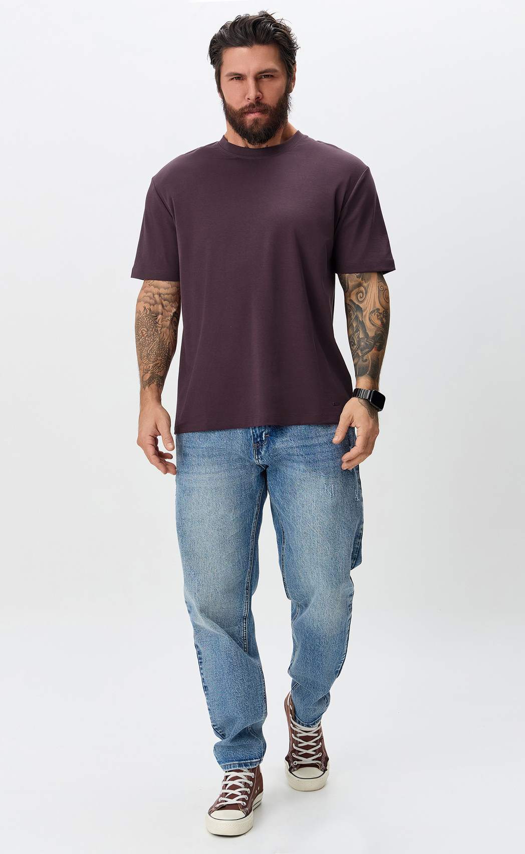 Футболка P611-06-768 bordo