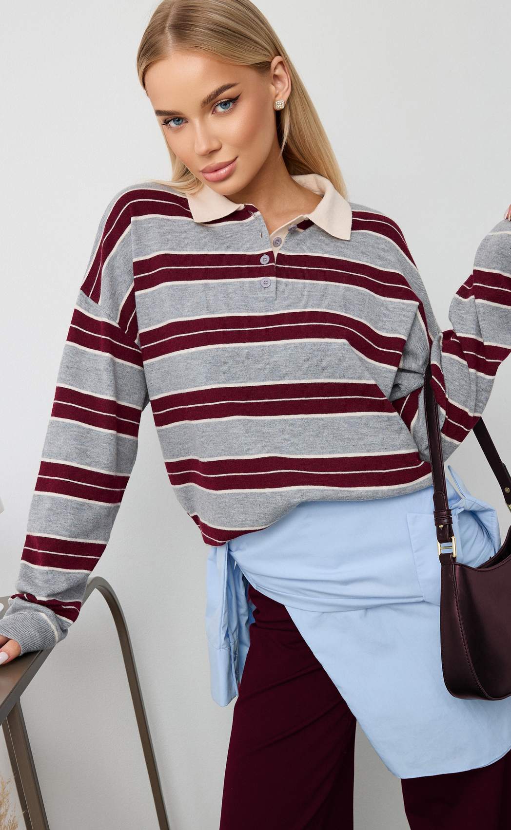 Поло P622-1532 grey