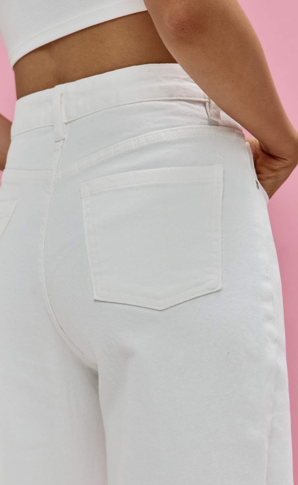 Джинсы F612-0137 white