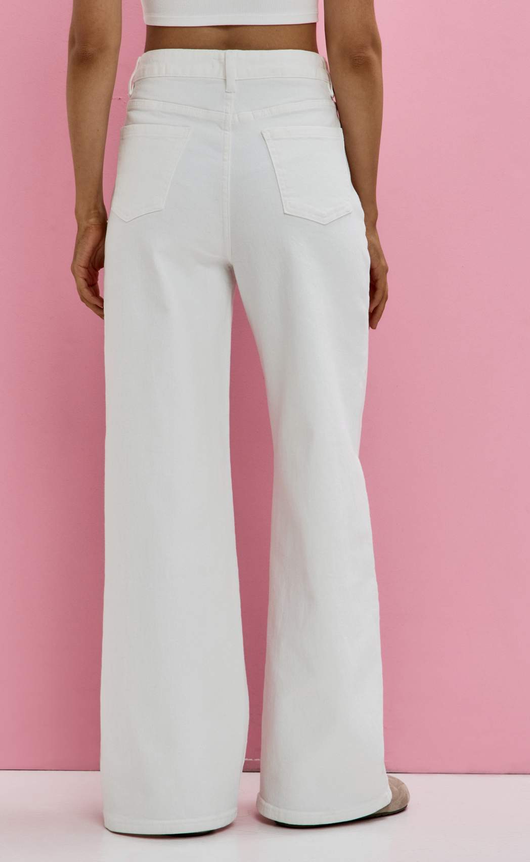 Джинсы F612-0137 white