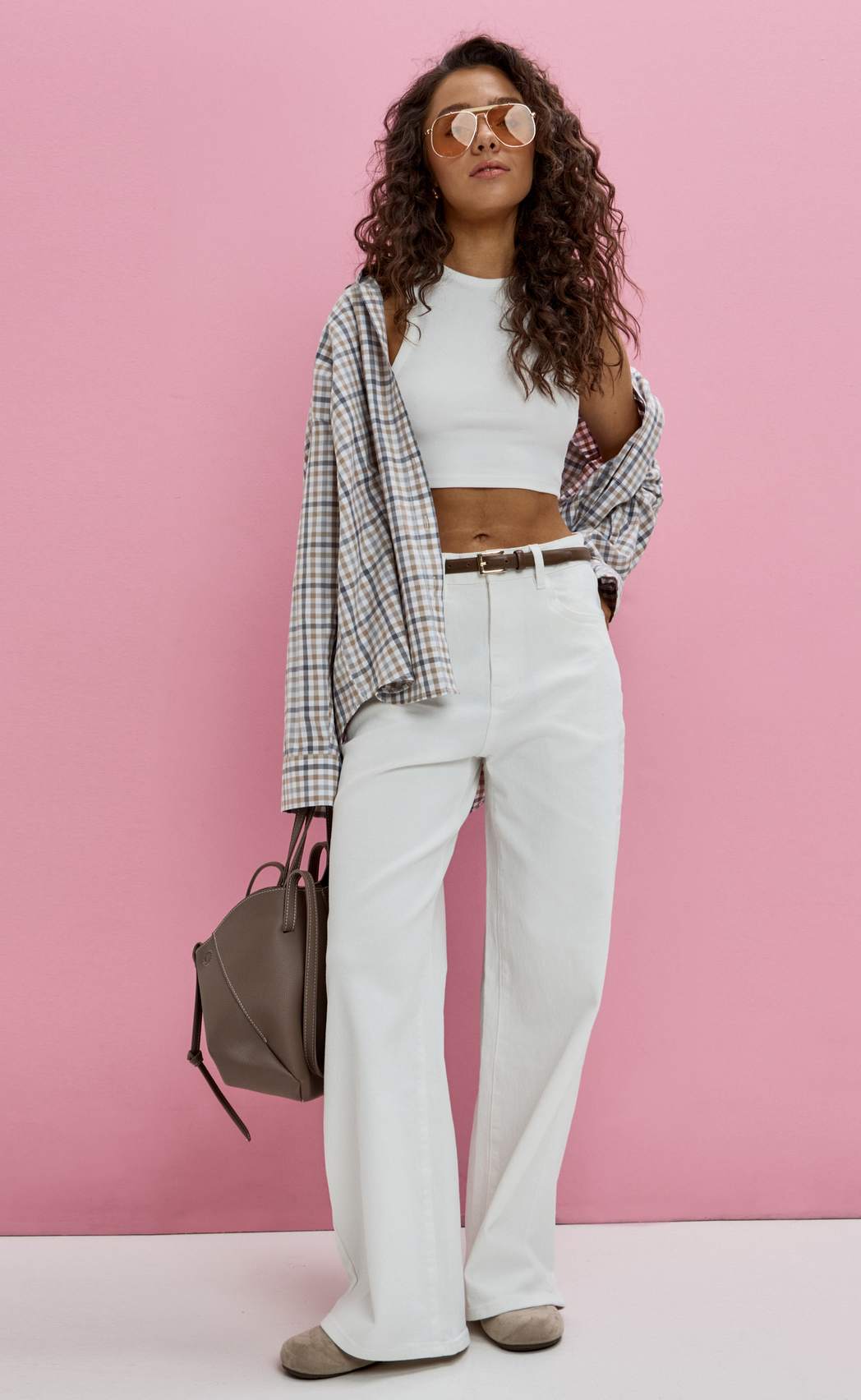 Джинсы F612-0137 white