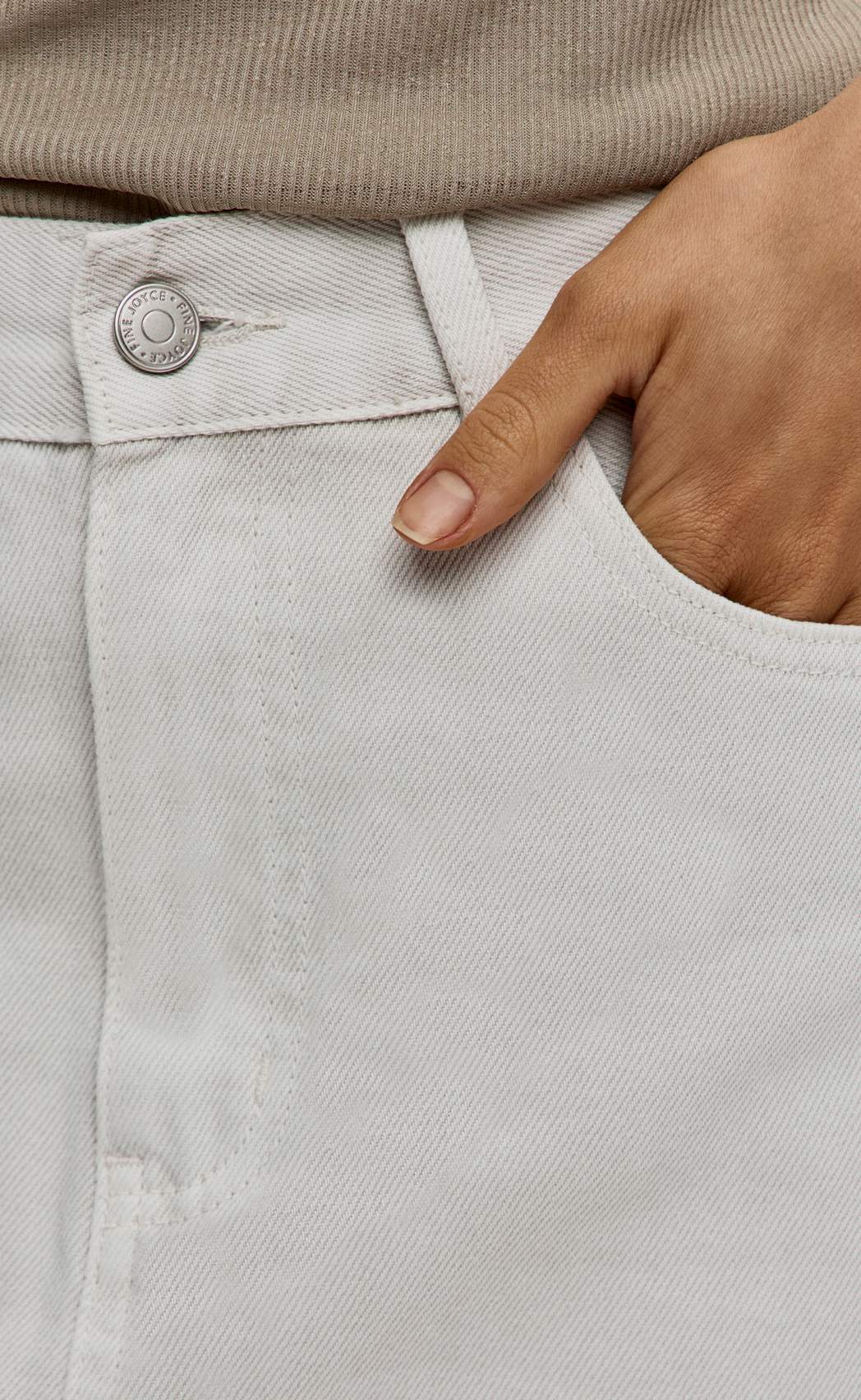 Юбка джинс F512-0203 l.beige